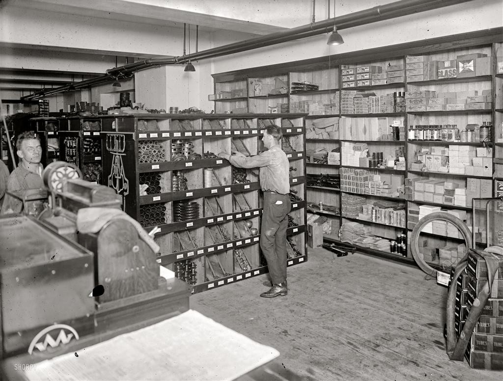 1920s Dealer Parts Department - Interior