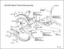 1918-1927ModelTTRearBrakeAssembly-1-C