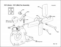 1911 (Early) - 1911 (Mid) Fan Assembly