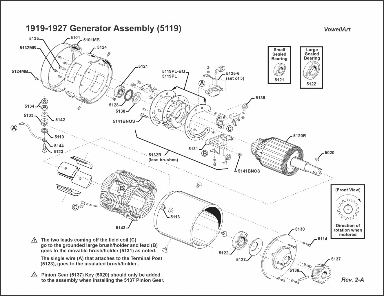 1919-1927 Generator Assmbly (5119)