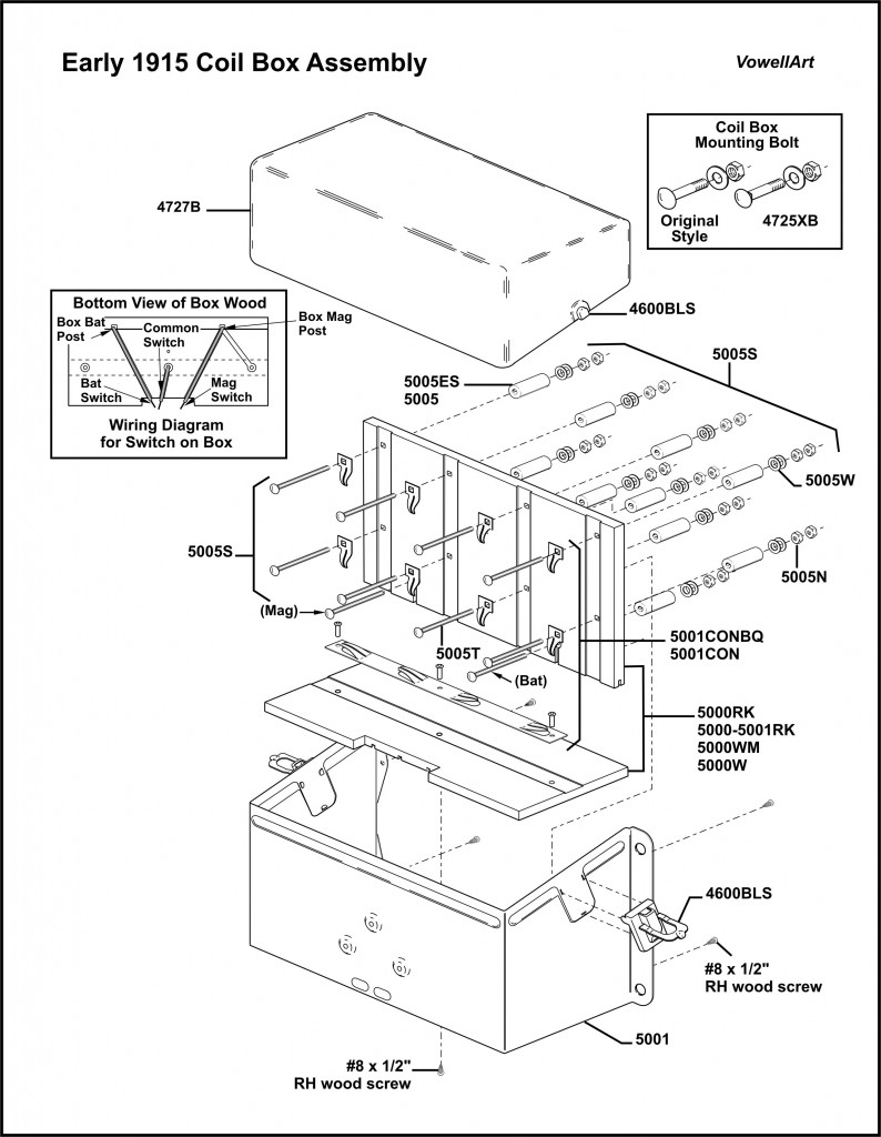 1915 Coil Box Assembly (Early)