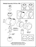 1915-1926 Side Light Assembly