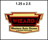 Western Auto Wizard Logo Art