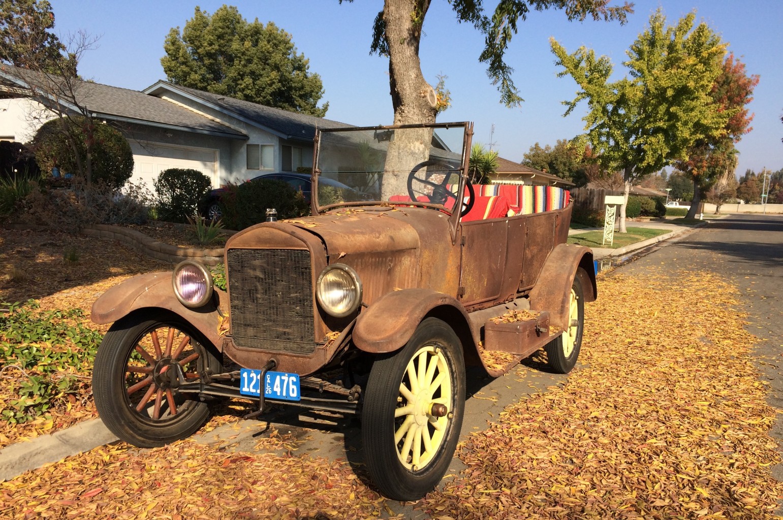 Rusty 1926 Touring in Autumn