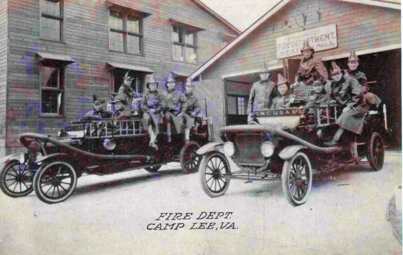 Fire Trucks, Camp Lee, VA