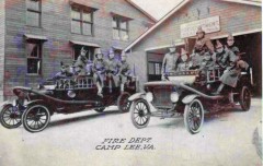Fire Trucks, Camp Lee, VA