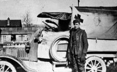 WWI Walt Disney and his Model T ambulance