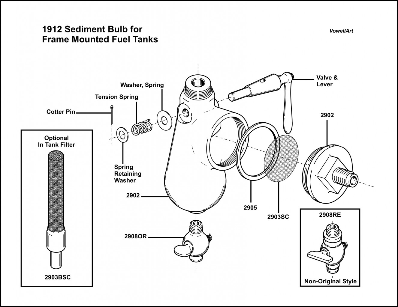 1912 Sediment Bulb Assembly
