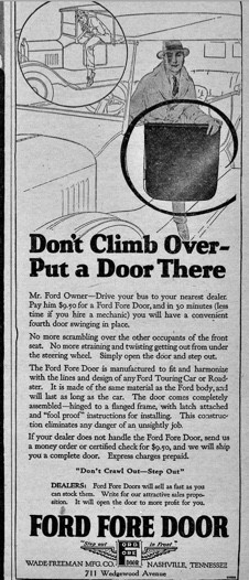 Fore door for Driver’s side