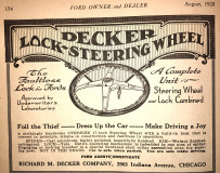 Decker Locking steering wheel