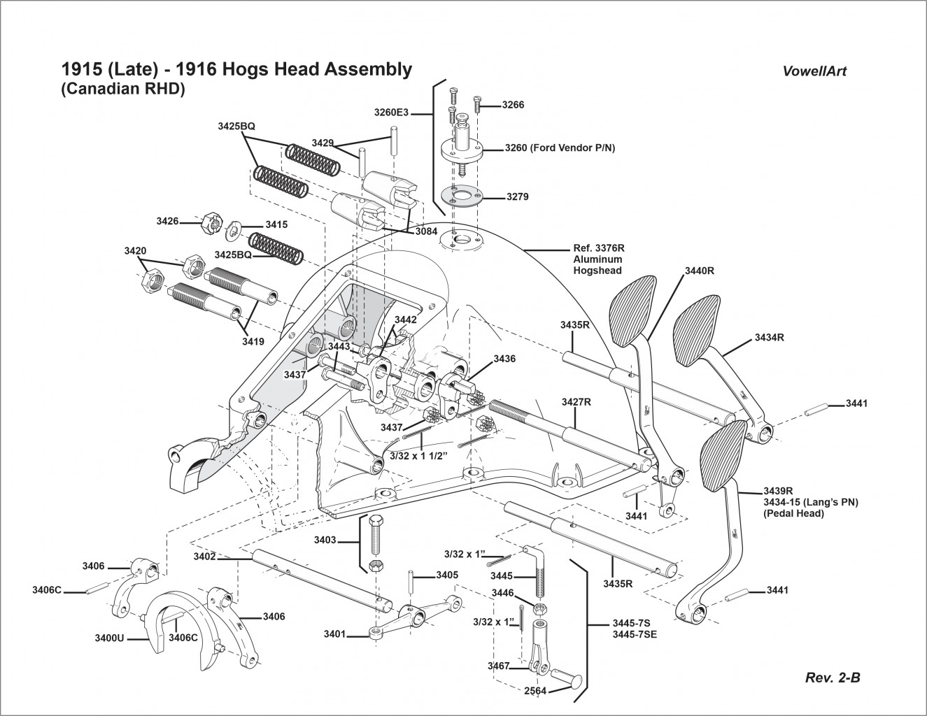 1915 (Late) -1916 Hogshead Assembly Canadian RHD