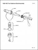 1926-1927 Fuel Sediment Bulb Assembly