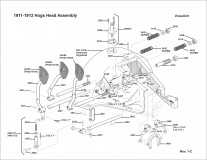 1911-1912 Hogs Head Assembly