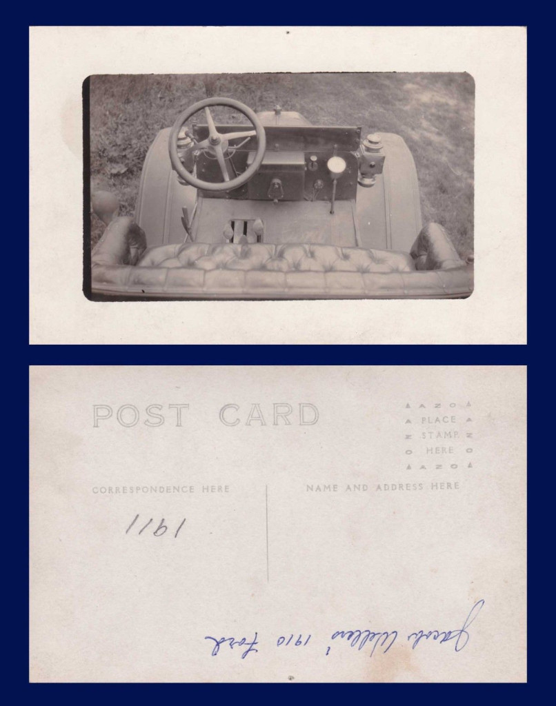 1910 Ford missing windshield but has firewall riser.