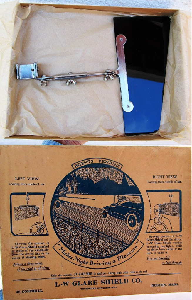 Windshield: "L-W Glare Shield"