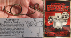 Carburetor Parts: Replacement Choke Spring