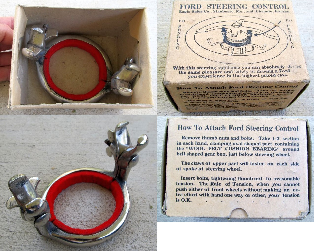 Steering Control "Eagle Sales Co."
