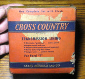 Band Linings: "Cross Country"
