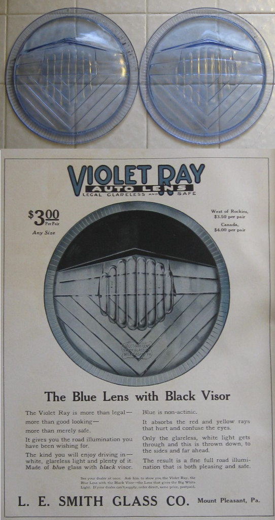 Headlight Lens: "Violet Ray"