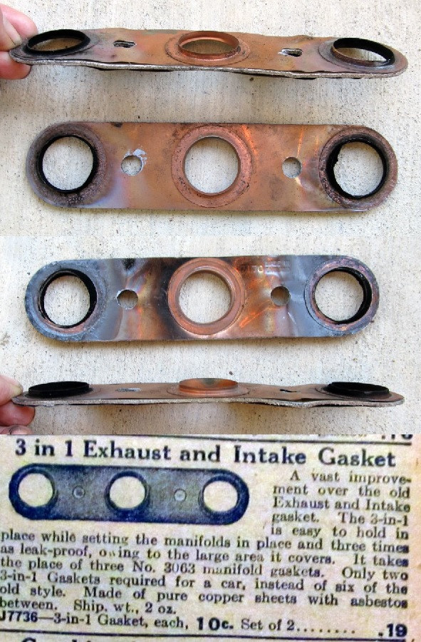 Manifold: "3 in 1 Exhaust and Intake Gasket"