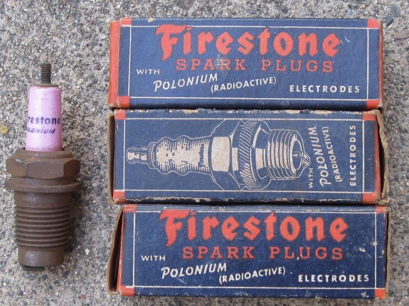 Spark Plugs: "Firestone Polonium"