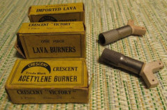 Headlights: "Crescent" Acytelene Burner Heads