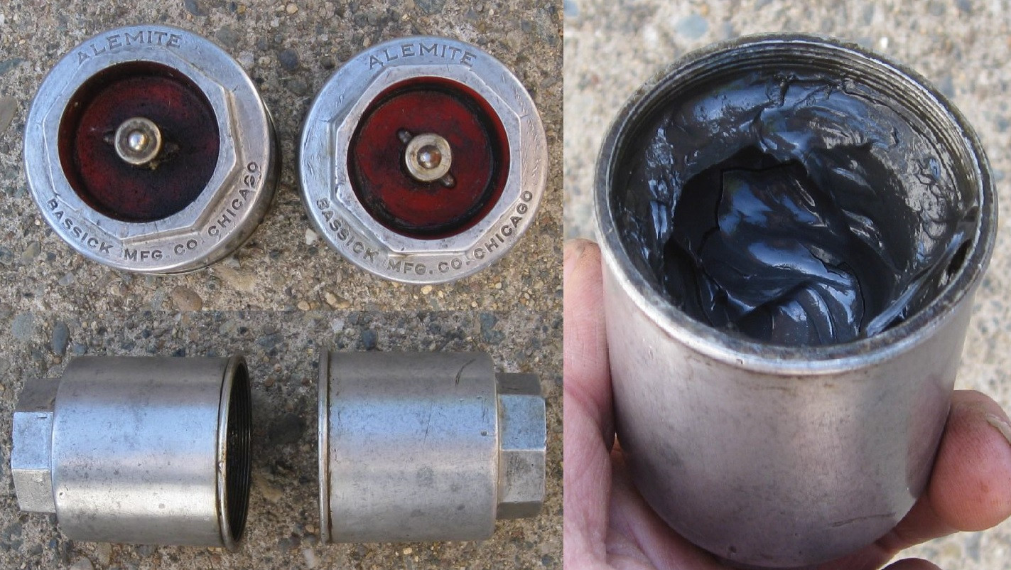 Wheels: "Alemite" Fornt Hub Grease Cap