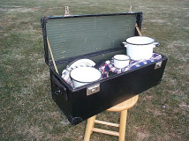 Camping: 1920 Running Board Mobile Canteen