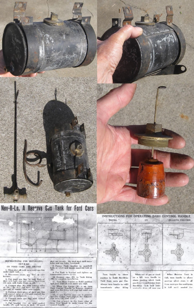 Gas Tank: "Nev-R-Lo" Reserve Tank