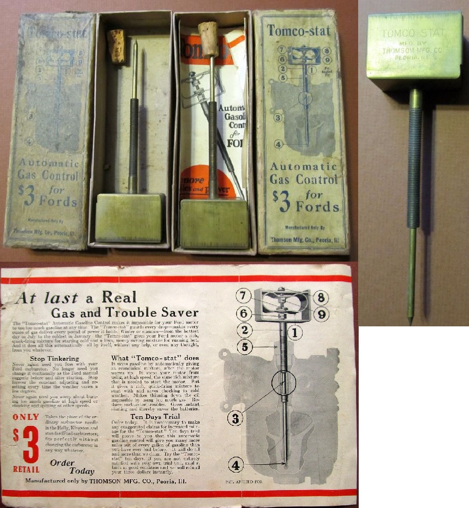 Carburetor Control: "Tomco-stat" Automatic Mixture Control