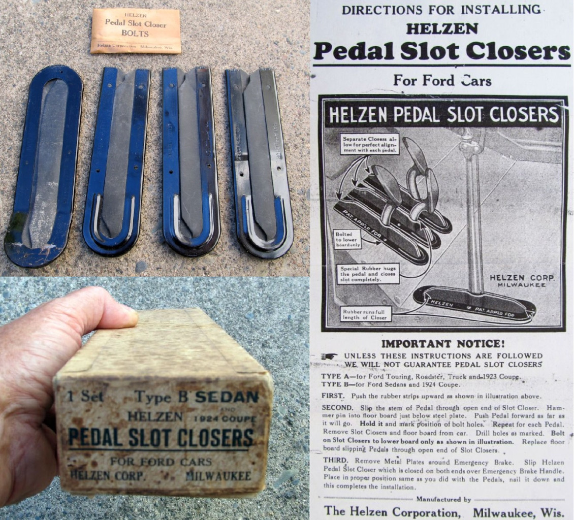 Pedals: "Helzen" Pedal Slot Closers