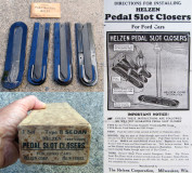 Pedals: "Helzen" Pedal Slot Closers