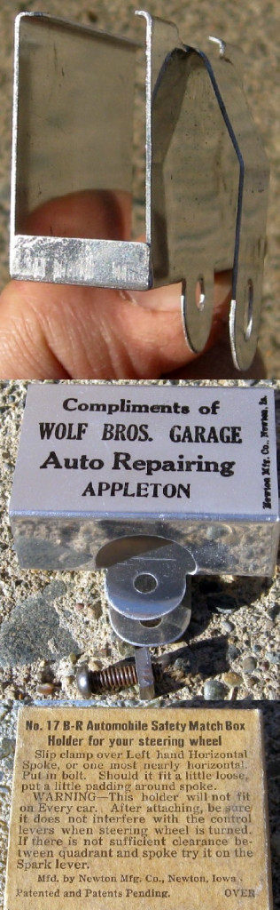Matchbox Holder: "B-R"