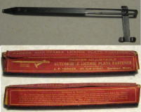 License Plate Holders: "Parker" Adjustable
