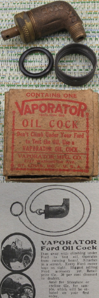 Oil Gauge: "Vaporator" Oil Cock