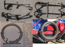 Spare Tire Carrier: Running Board Mount "Torpedo"