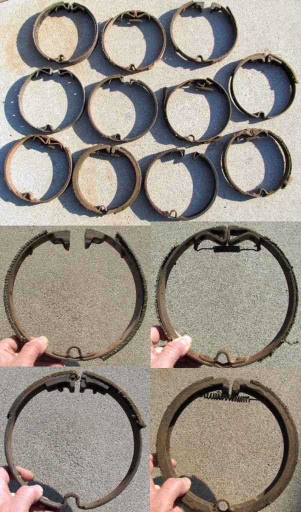 Brakes: Selection Steel Lined Emergency Shoes