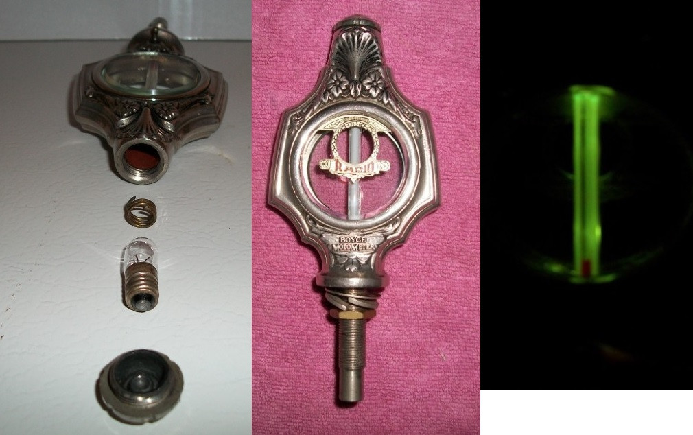 Boyce Moto Meter "Radio" Light