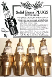 Spark Plugs: "Apollo" All Brass