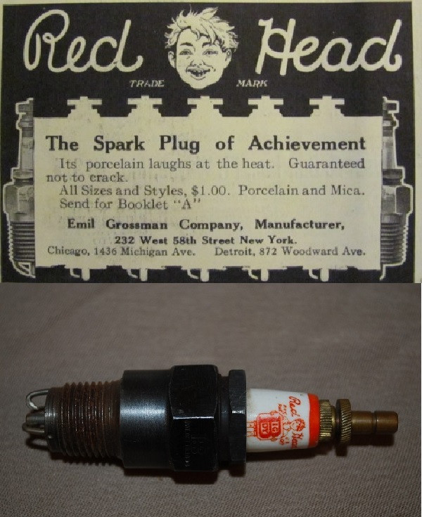Spark Plugs: "Red Head"
