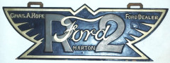 License Plate: Custom Dealer Advertising