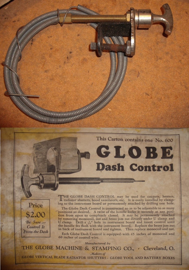 Dash Mount: "Globe" Control