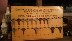 Dealer Display: Replacement Keys