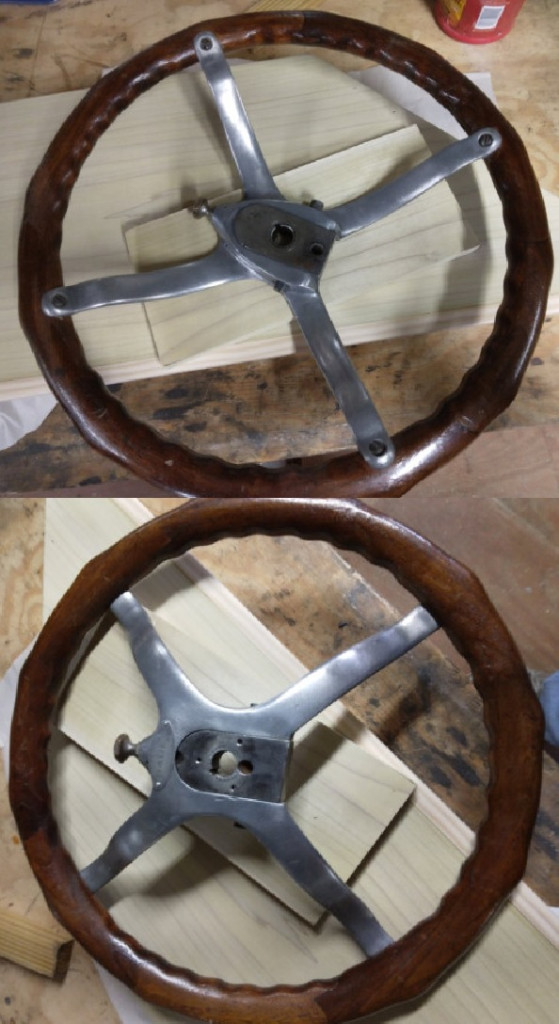 Steering Wheel: "BAUER" 'Fat Man' Style