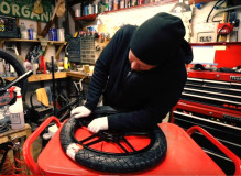 Tire Mounting with ZIP Ties