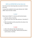 * VIDEOS - READ Me PLEASE *