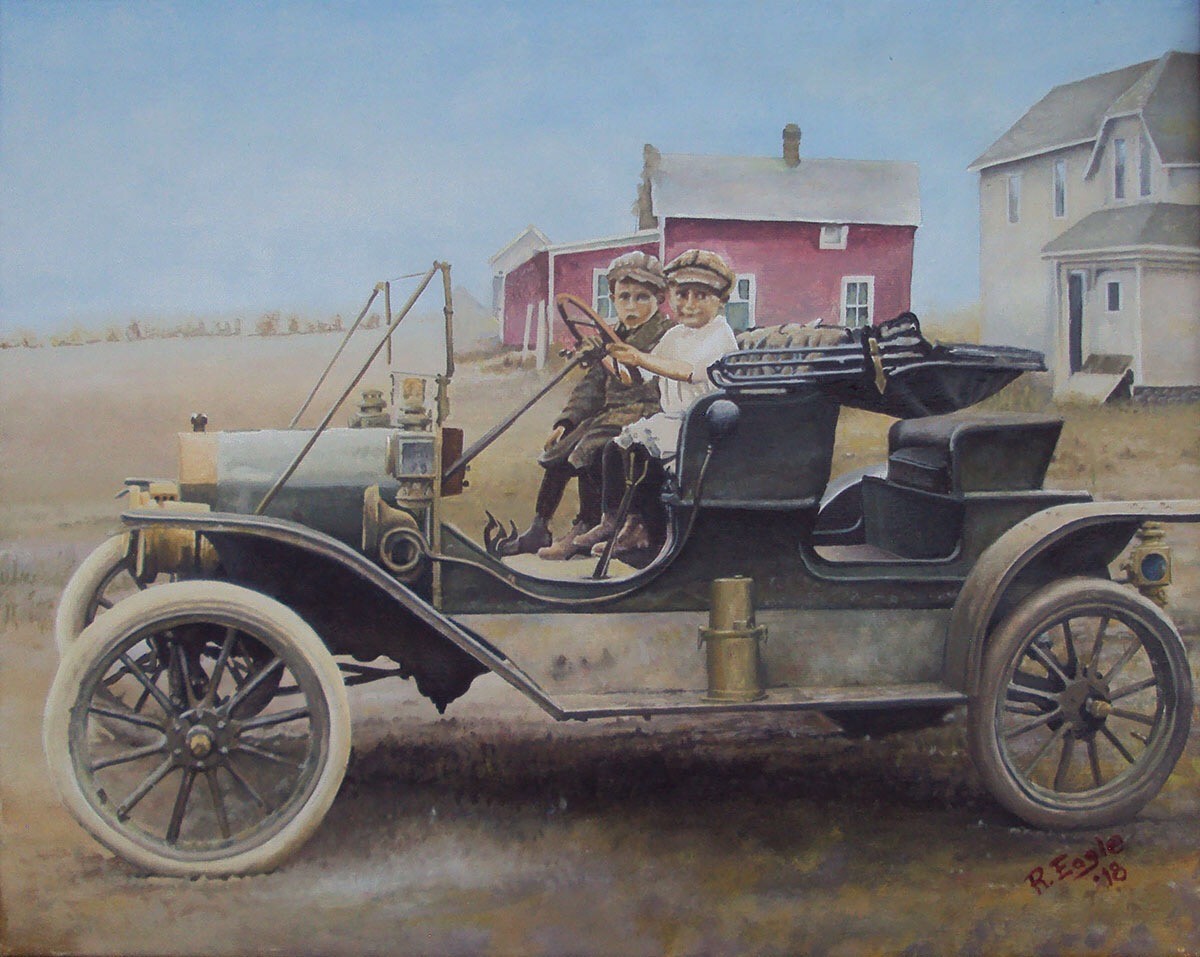 Boys in a Runabout