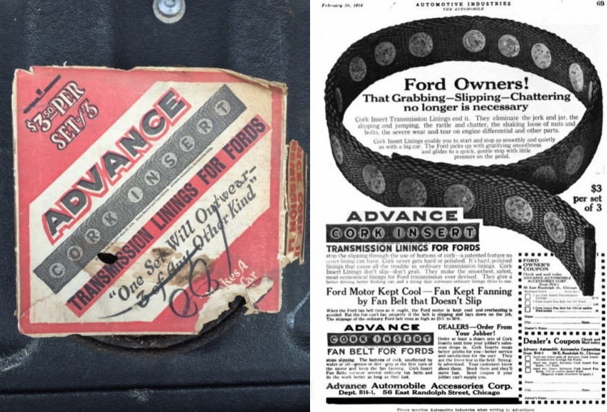 Band Linings: "Advance" cork inset bands