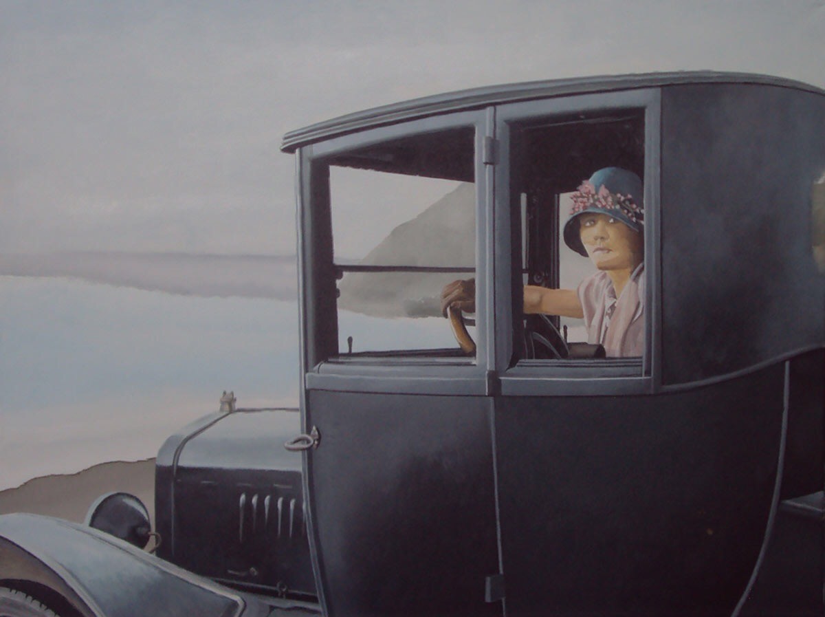 Lady in a Coupe