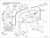 1919-1923 Firewall Assembly, Engine Side